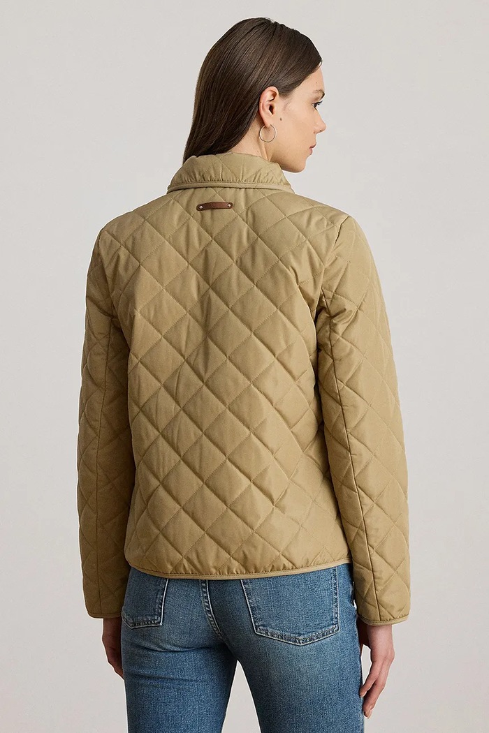 Lauren Ralph Lauren geacă petrecută pentru femei 297979539 bej AW25