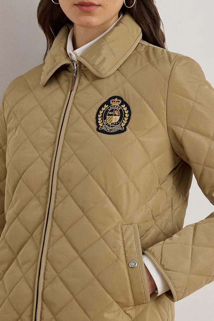 Lauren Ralph Lauren geacă petrecută pentru femei bej 297979539