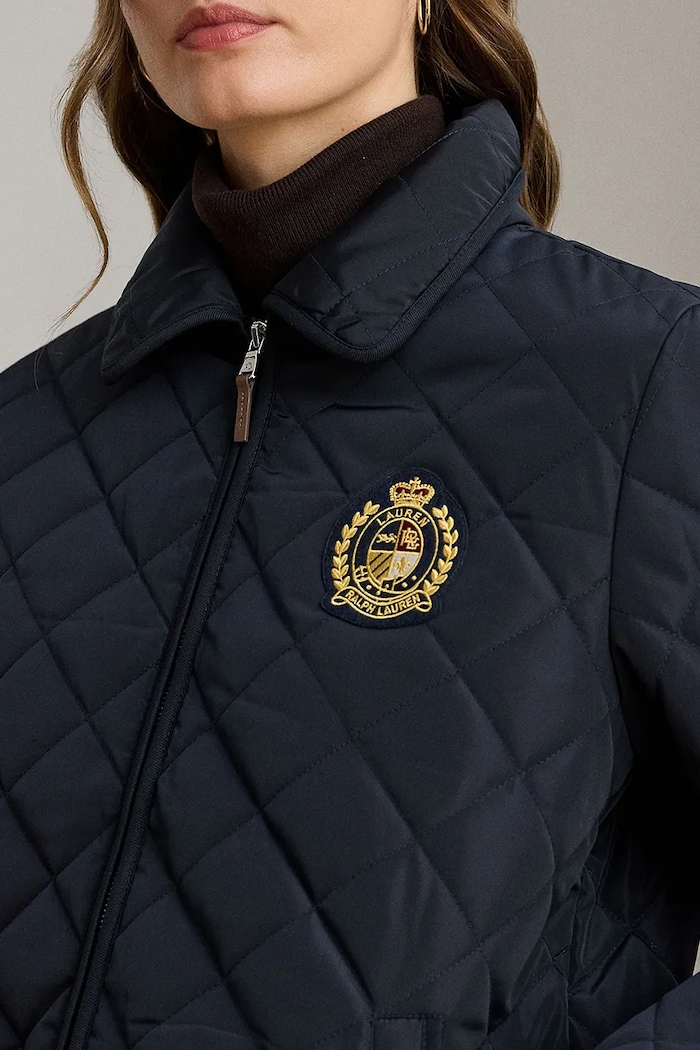 Lauren Ralph Lauren geacă petrecută pentru femei bleumarin 297979539