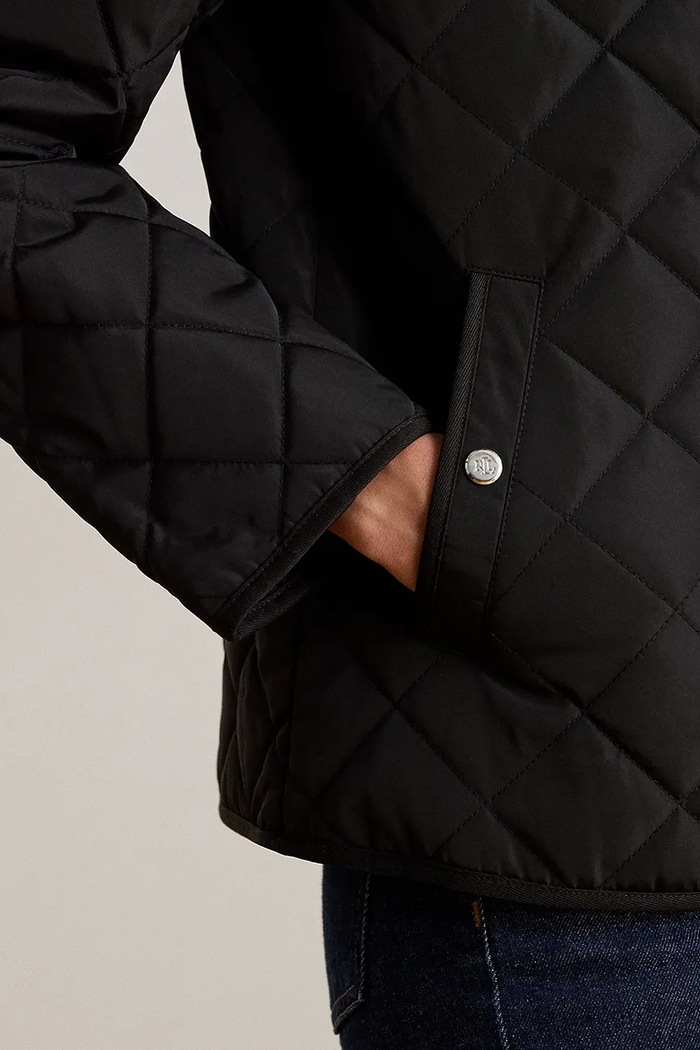 Lauren Ralph Lauren kurtka pikowana damska 297979539 czarny