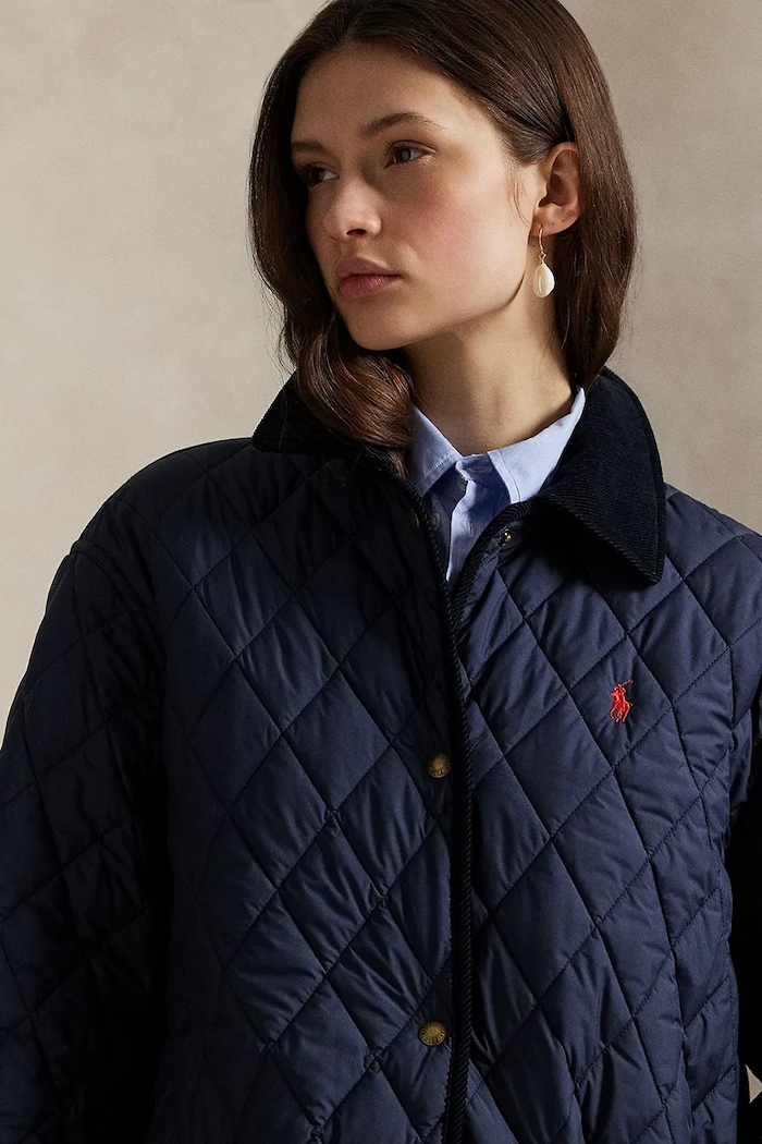 Μπουφάν Polo Ralph Lauren σκούρο μπλε 211971180
