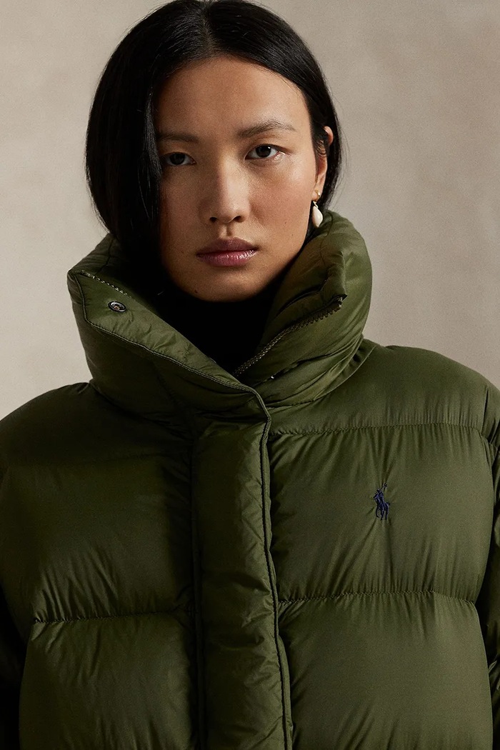 Пухено яке Polo Ralph Lauren зелен 211971186