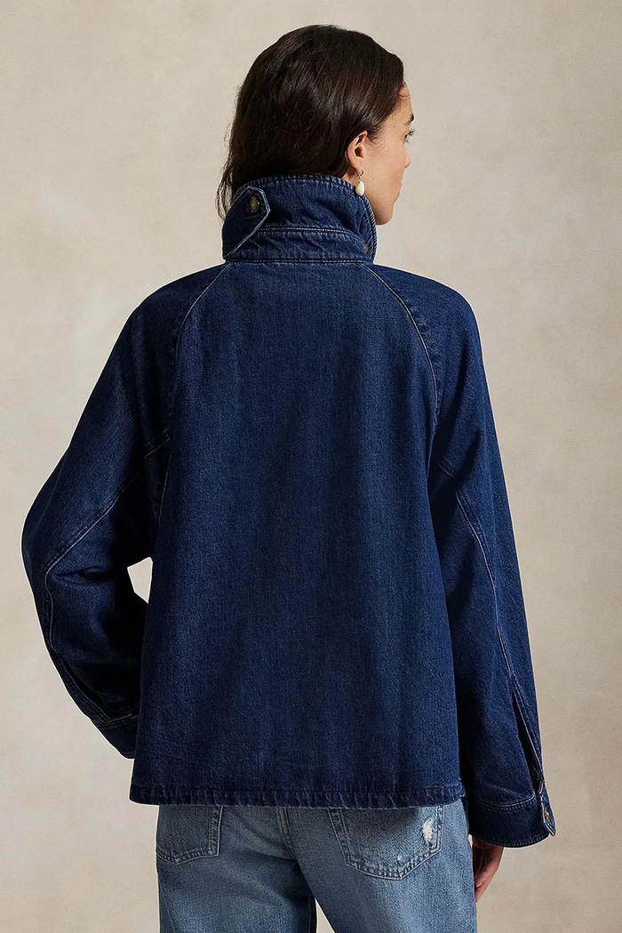 Rifľová bunda Polo Ralph Lauren 211971233 modrá AW25