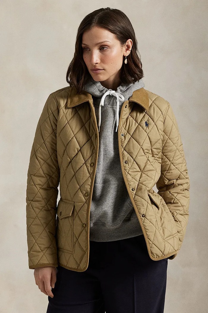 Μπουφάν Polo Ralph Lauren μεταβατικό μπεζ 211965336