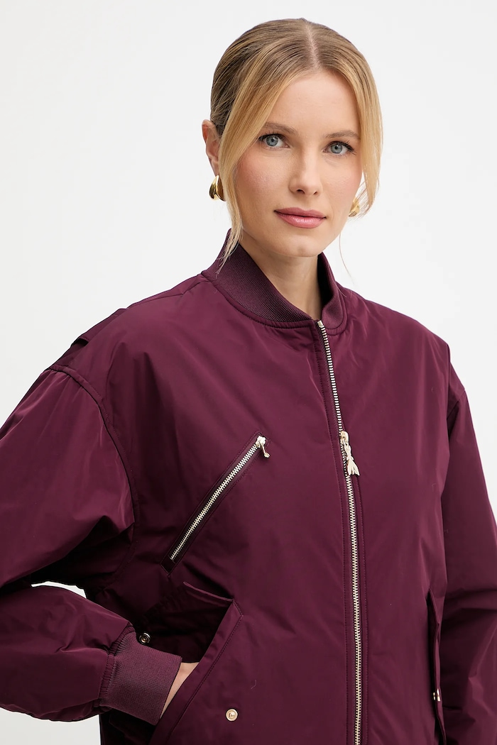 Oblečenie Bunda Patrizia Pepe 8O0185.A619 burgundské