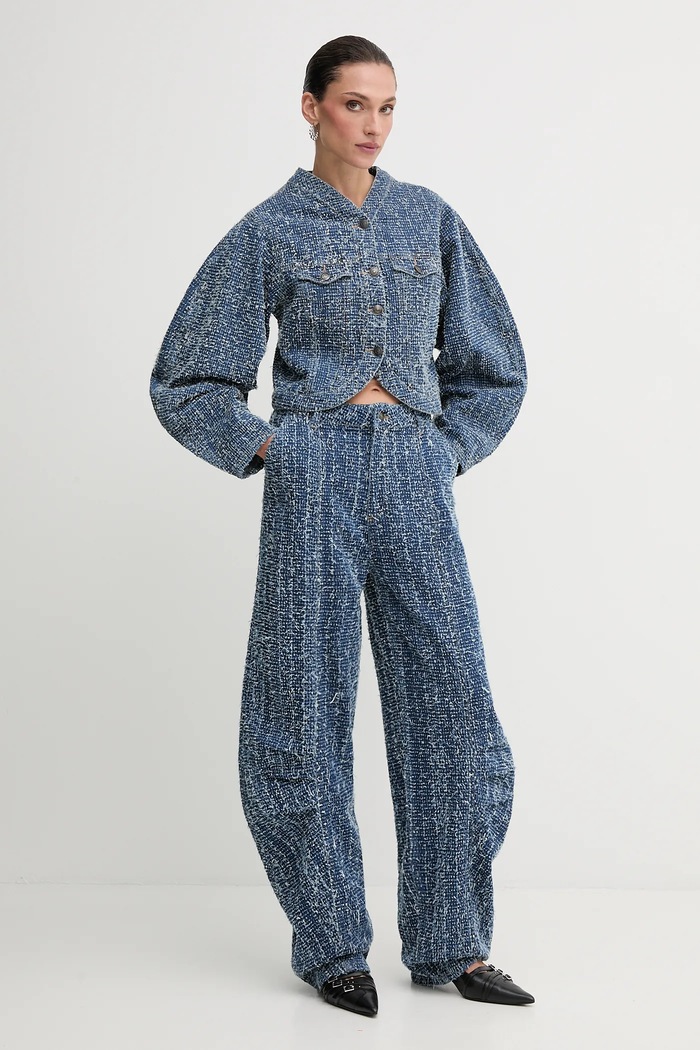 Джинсова куртка Rotate 0 1142011603 блакитний AW25