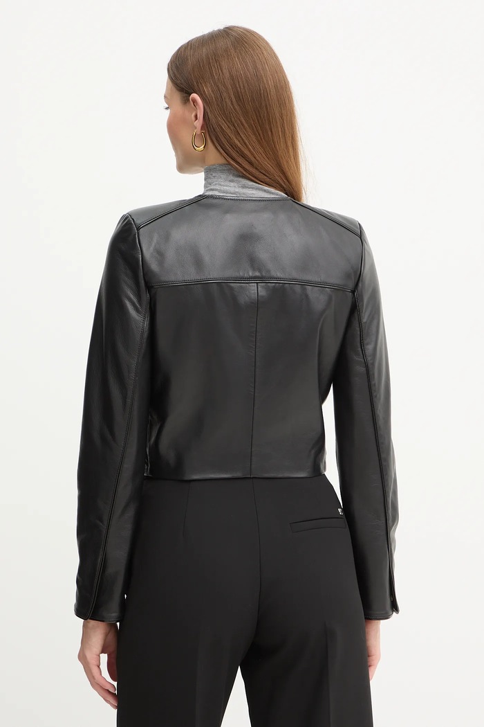 Oblečení Kožená bunda Elisabetta Franchi GD52Z56E2 černá