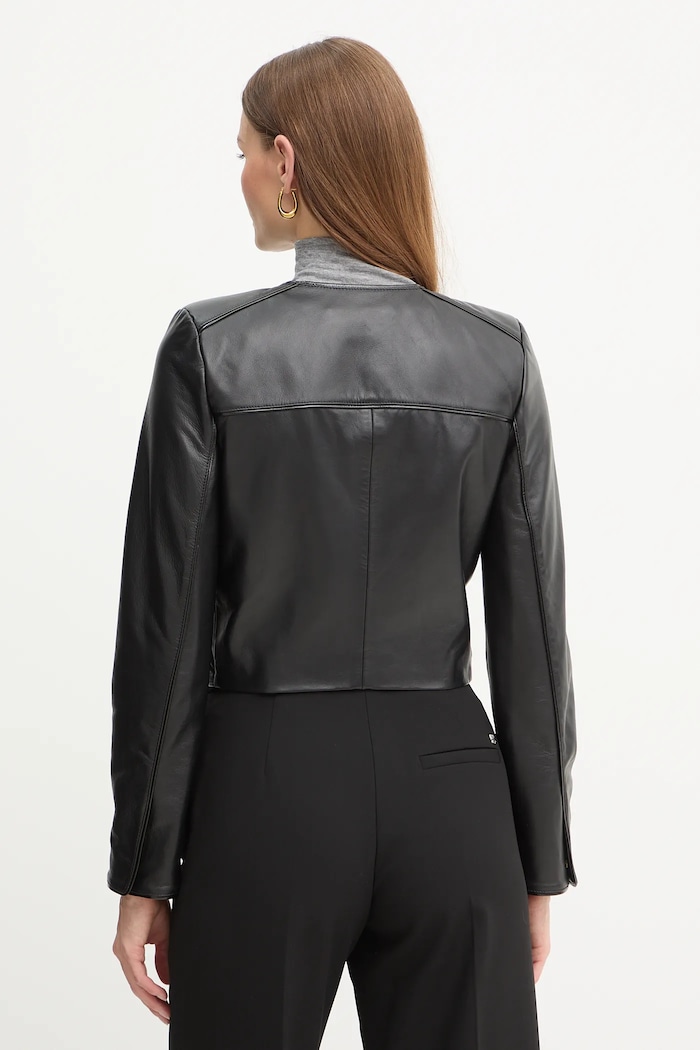 Oblečení Kožená bunda Elisabetta Franchi GD52Z56E2 černá