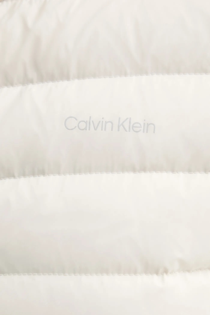 Páperová bunda Calvin Klein LV044C513G béžová