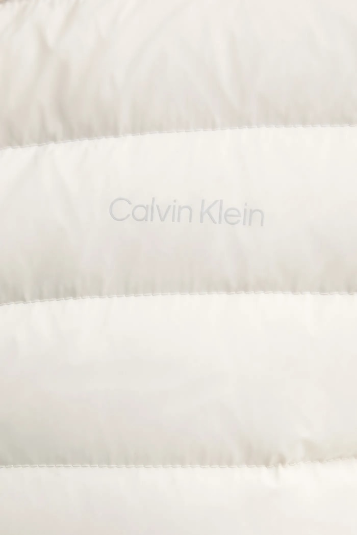 Páperová bunda Calvin Klein LV044C513G béžová
