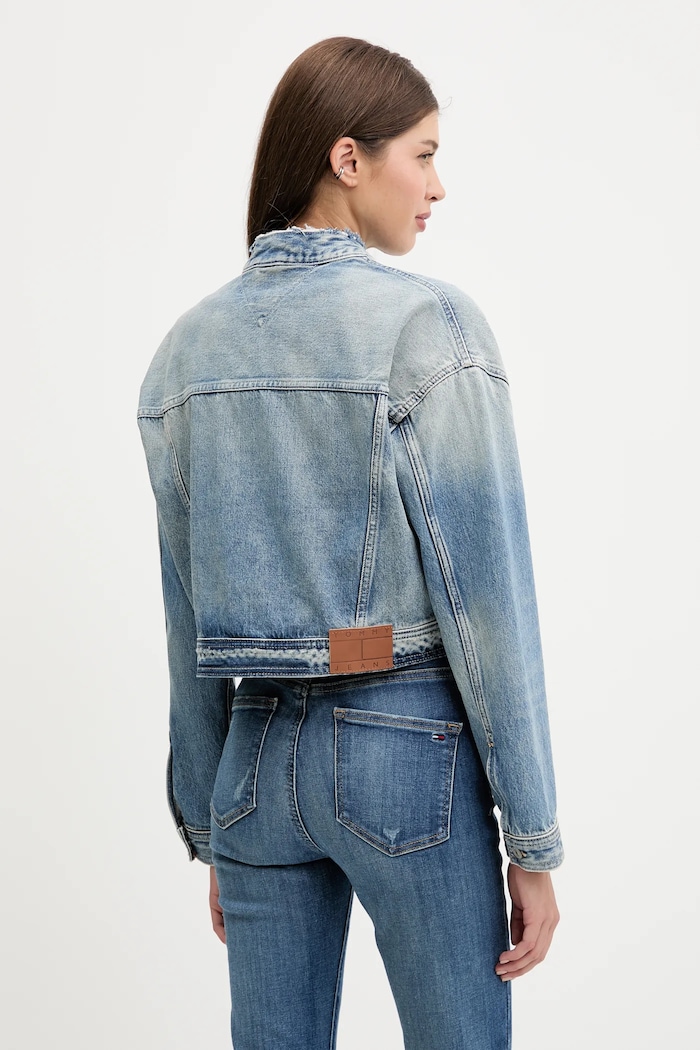 Oblačila Jeans jakna Tommy Jeans DW0DW21195 modra