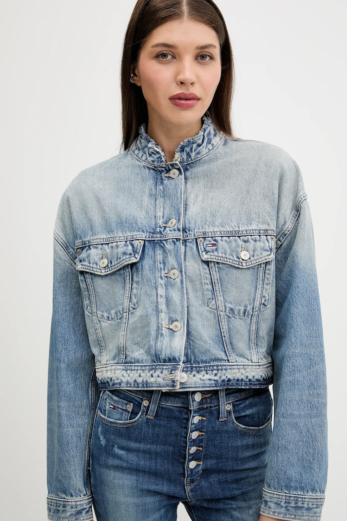 Jeans jakna Tommy Jeans modra DW0DW21195