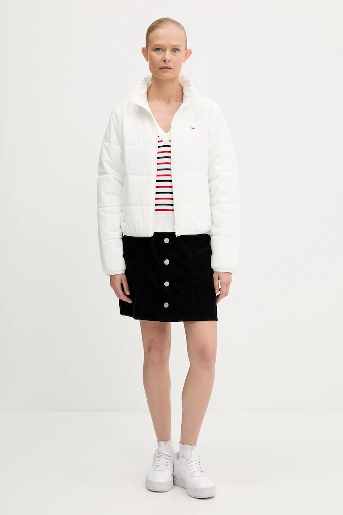 Tommy Jeans giacca DW0DW20958 bianco AW25