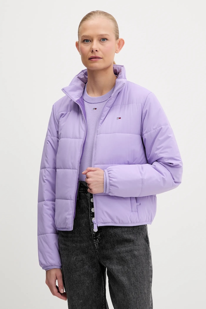 Tommy Jeans kurtka fioletowy DW0DW20958