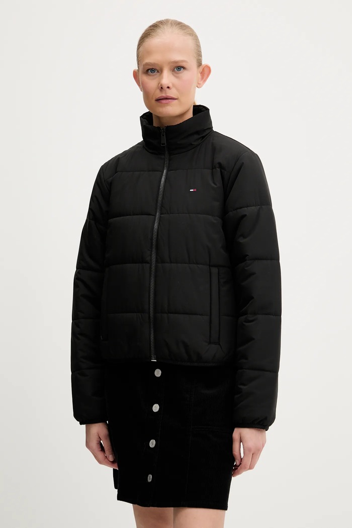Bunda Tommy Jeans čierna DW0DW20958