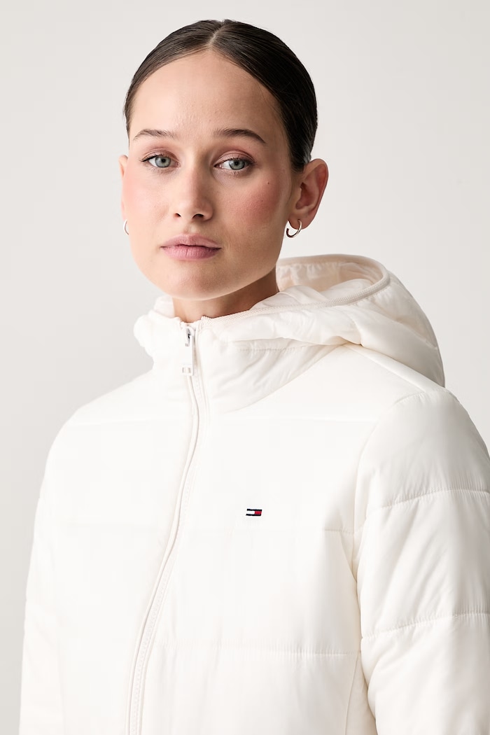 Tommy Jeans prešita jakna ženska bež DW0DW20959