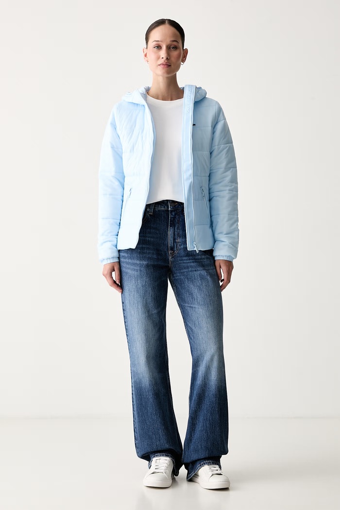 Tommy Jeans prošivena jakna za žene DW0DW20959 plava SS26
