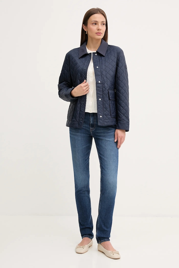 Bunda Tommy Hilfiger WW0WW45641 tmavomodrá AW25