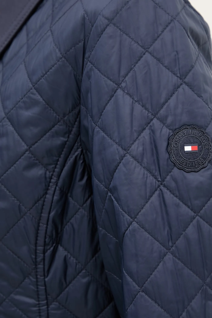Bunda Tommy Hilfiger WW0WW45641 tmavomodrá