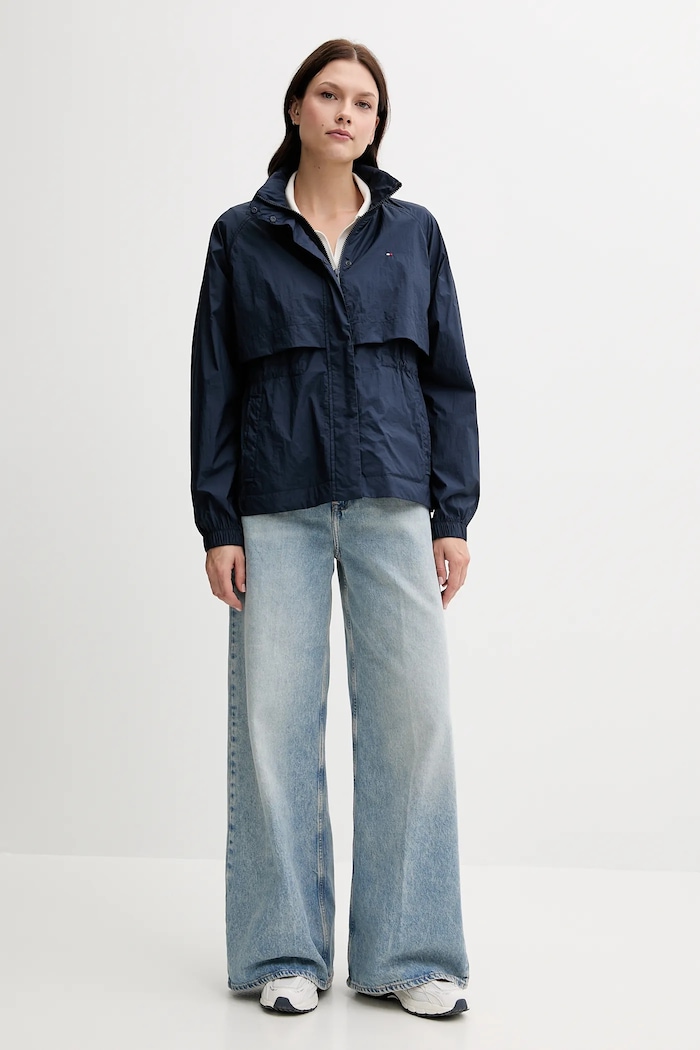 Bunda Tommy Hilfiger WW0WW46444 námořnická modř AW25