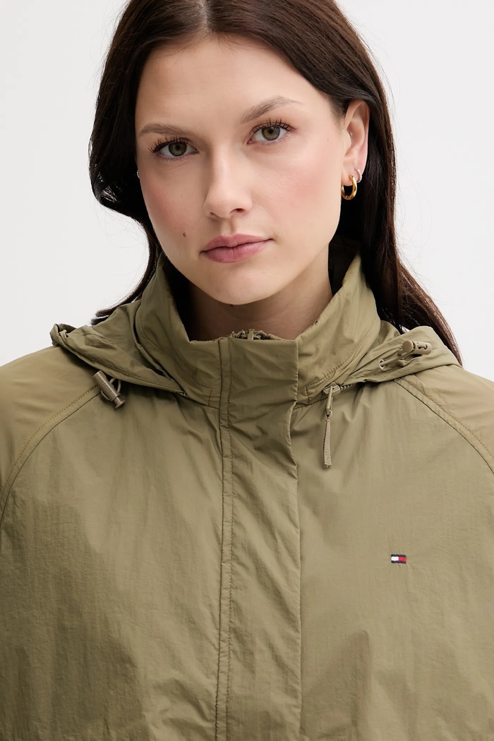 Bunda Tommy Hilfiger zelená WW0WW46444