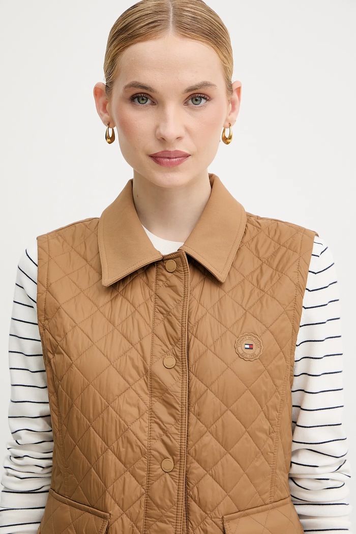 Tommy Hilfiger vestă maro WW0WW45638