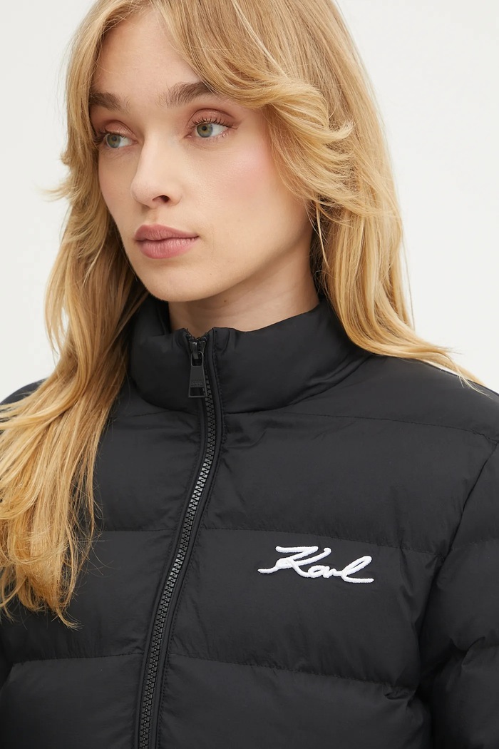Karl Lagerfeld geacă negru A1W15049