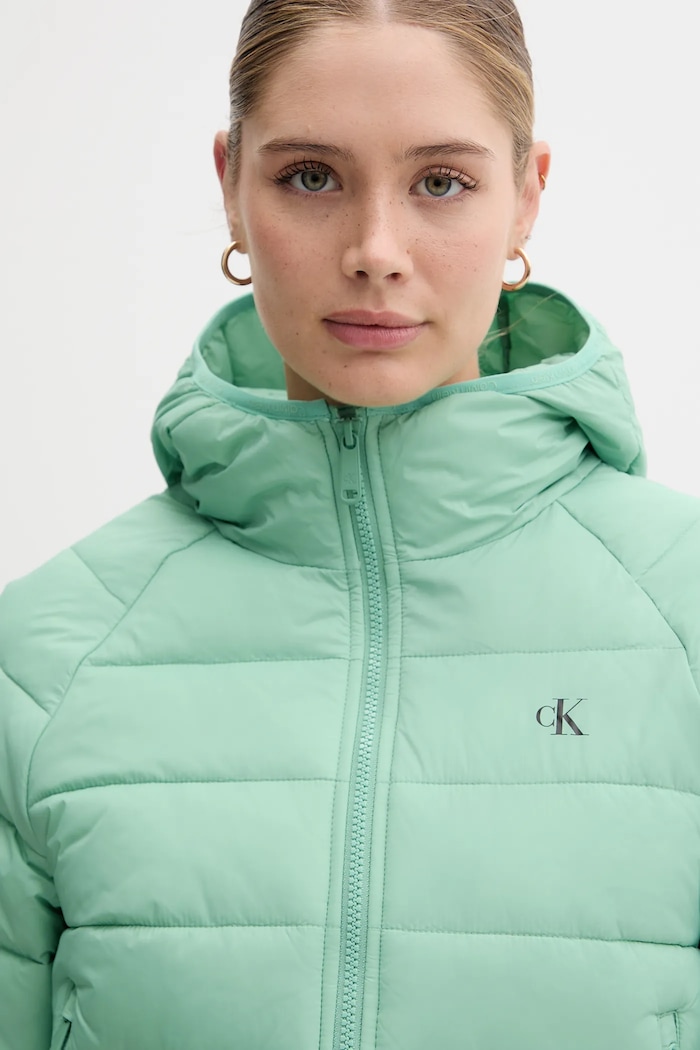 Bunda Calvin Klein Jeans zelená LV047C510G