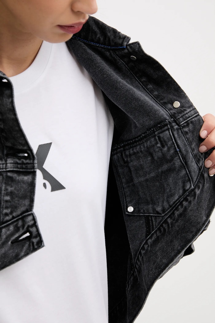 Дънково яке от памук Karl Lagerfeld Jeans A3W14060
