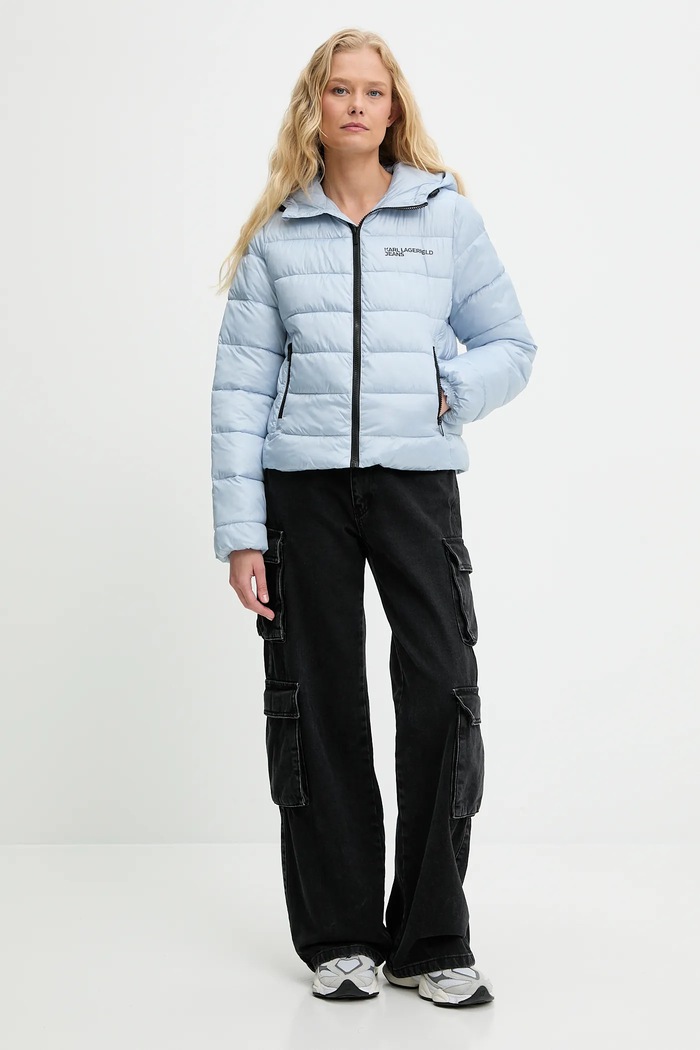 Bunda Karl Lagerfeld Jeans A3W15026 modrá AW25