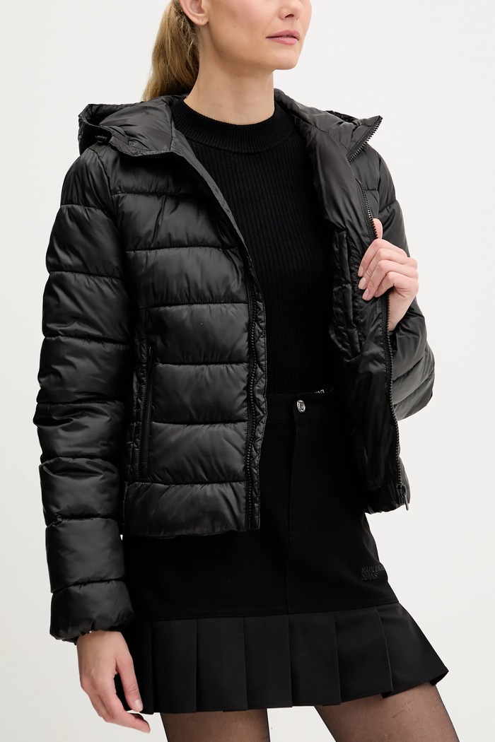 Karl Lagerfeld Jeans geacă A3W15026 negru