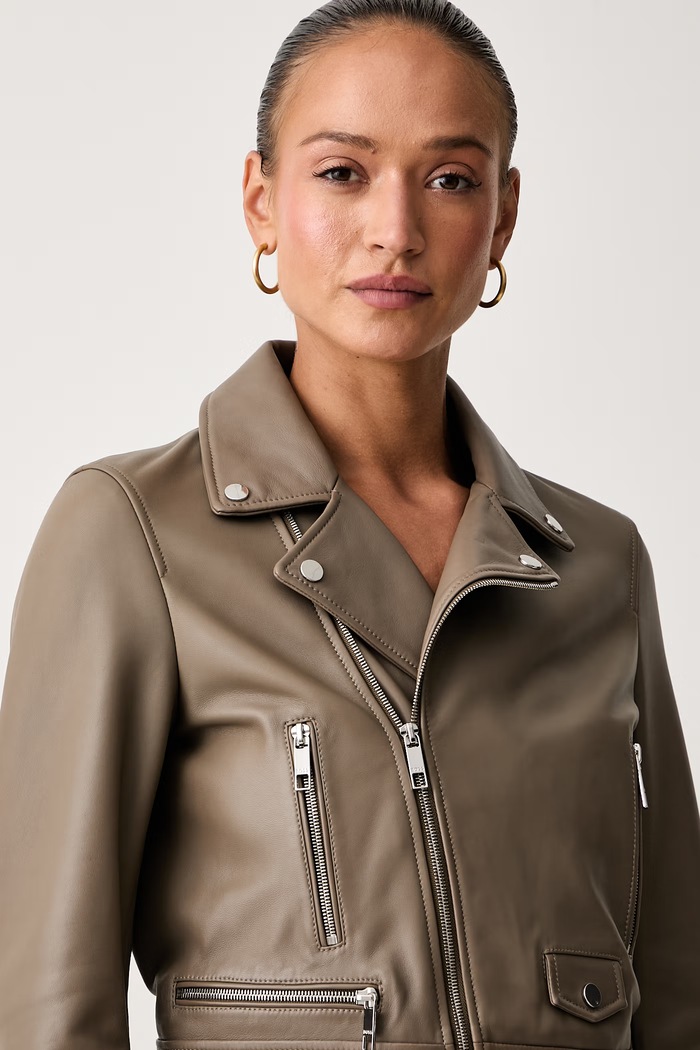 BOSS ramoneska dámská Sayuri hnědá 50548471