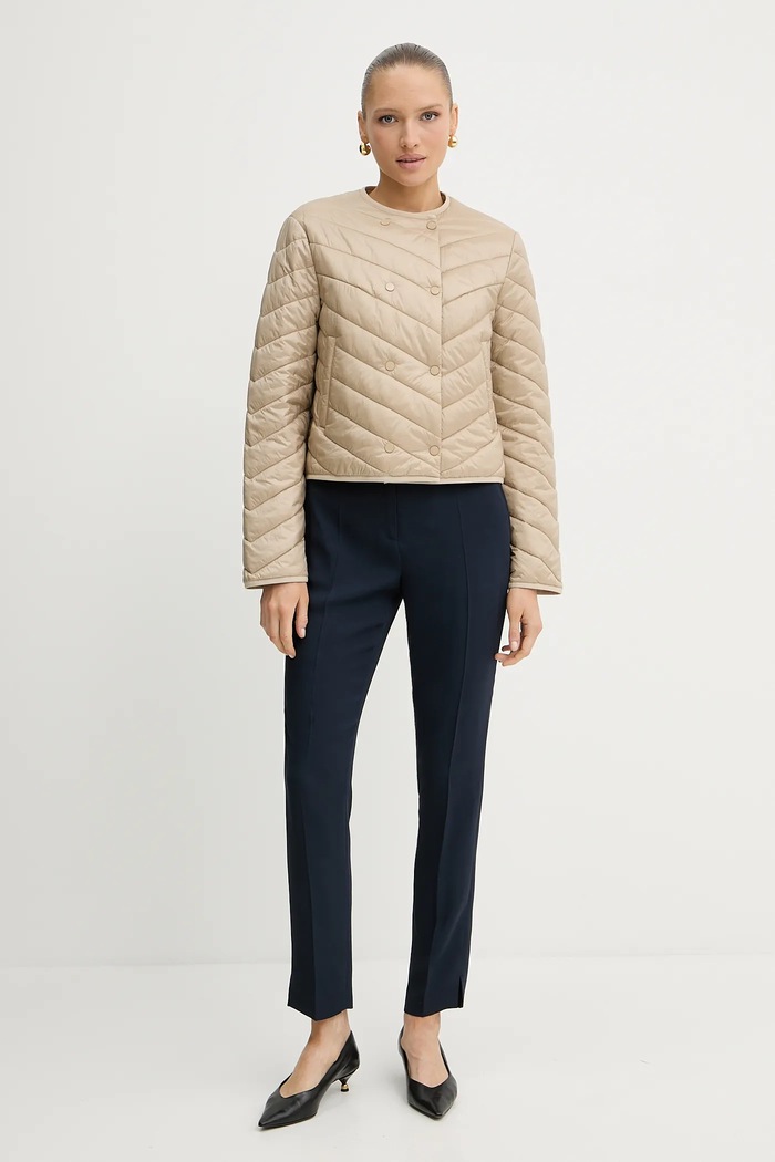 Bunda BOSS Pranella 50543249 béžová AW25