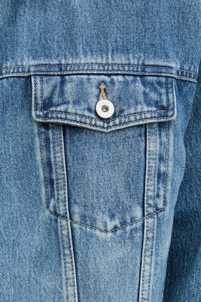 Джинсова куртка Hugo Blue Lou_B 50541559 блакитний