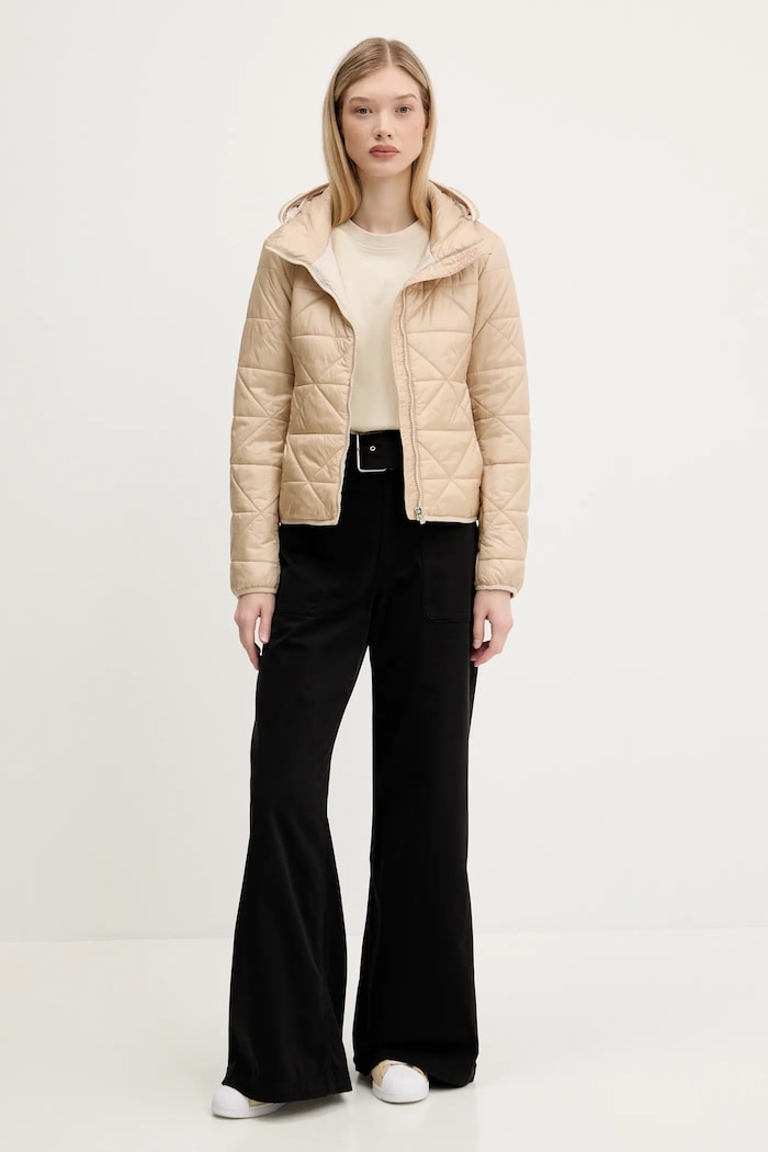 Μπουφάν HUGO Bashinah 50544151 μπεζ AW25