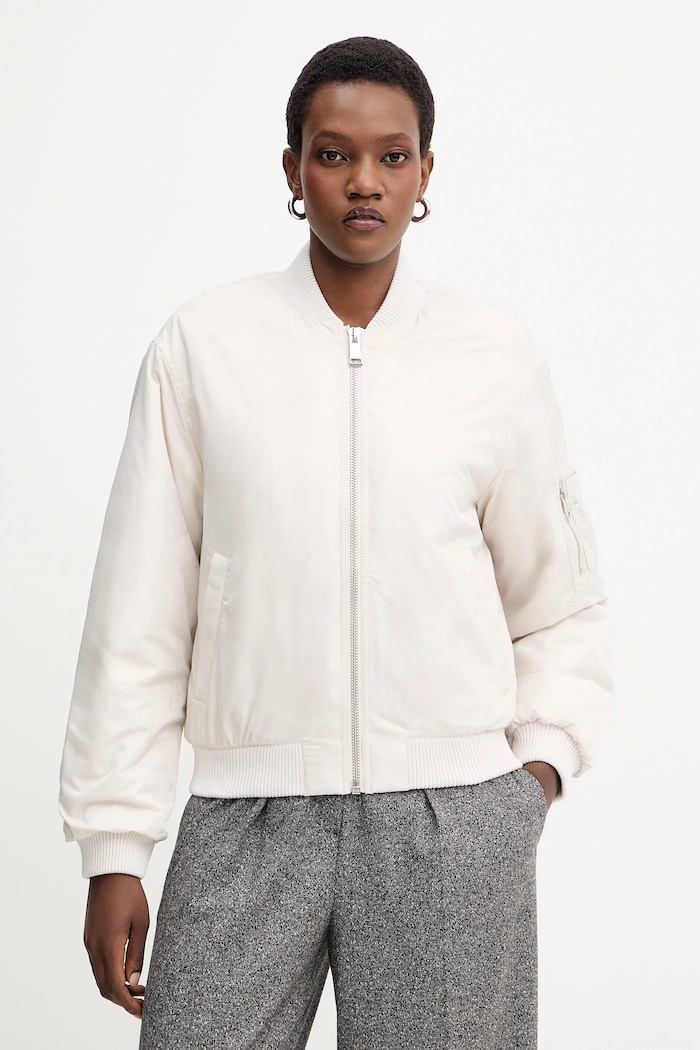 Bunda Guess PHILOMENE bomber béžová W5YL08.WHDK2