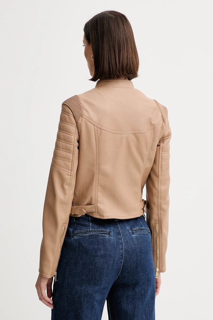 Дрехи Рокерско яке Guess JEANNINE W5YL19.WHDS0 бежов