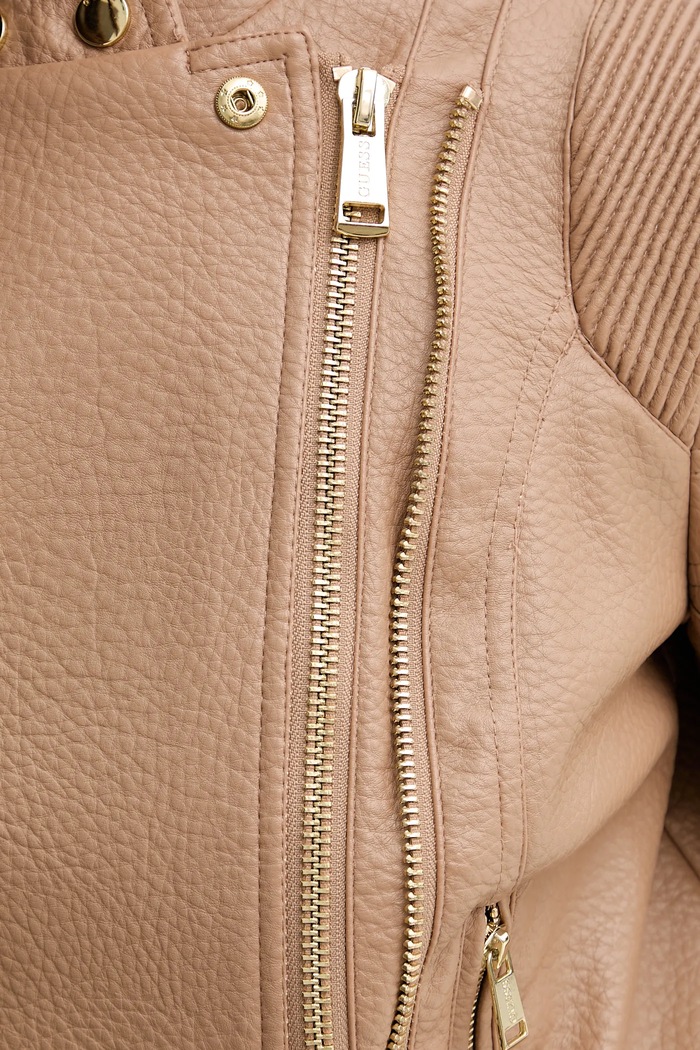 Рокерско яке Guess JEANNINE W5YL19.WHDS0 бежов
