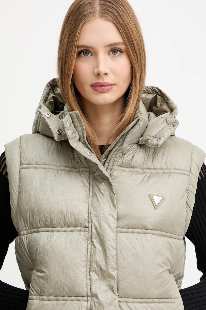 Guess bezrękawnik ERNESTINE zielony W5YL11.WHDO2