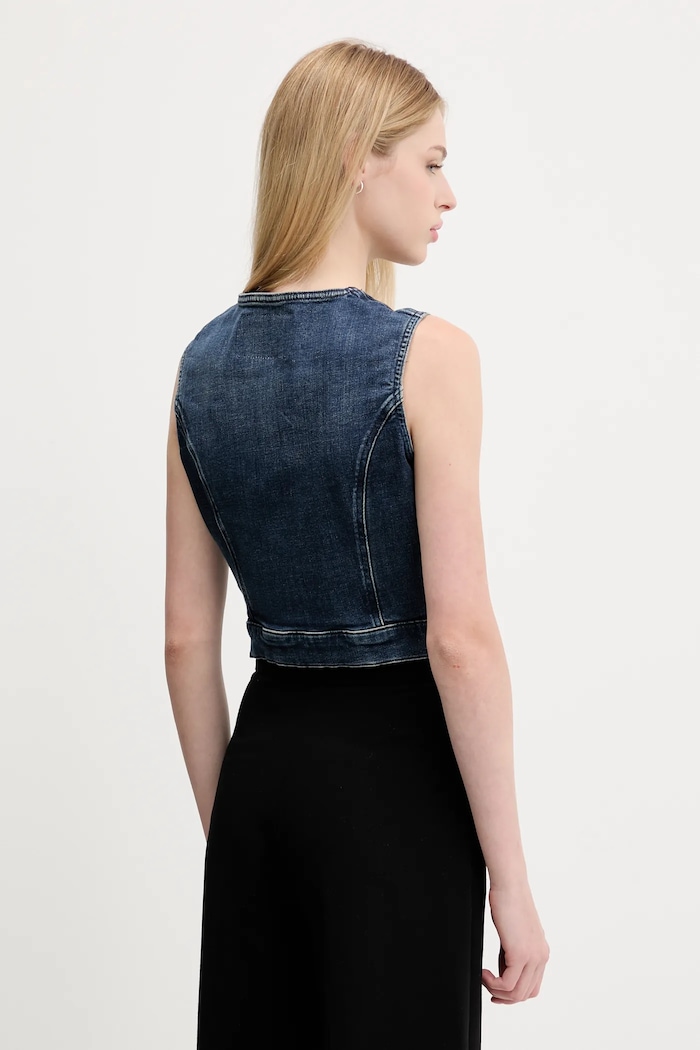 Abbigliamento Guess Originals gilet di jeans W5YN71.D4H1D blu