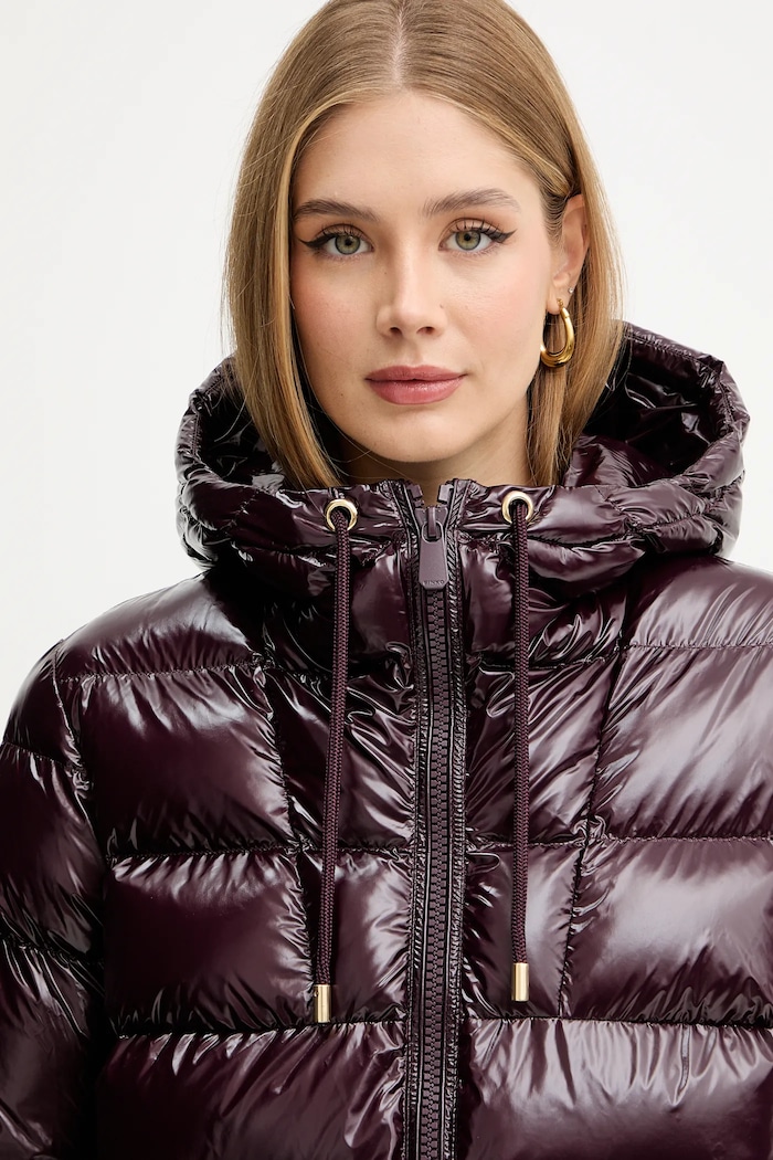 Pinko prešívaná bunda dámska burgundské 101597.A2P7