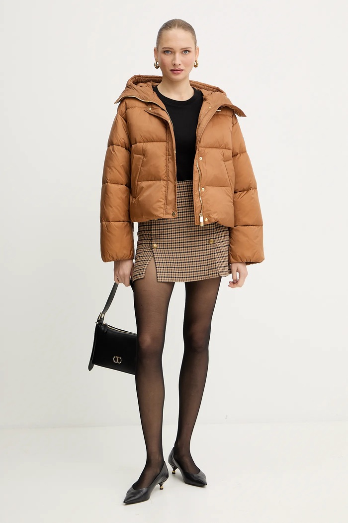 Pinko rövid kabát 105656.A2TF barna AW25