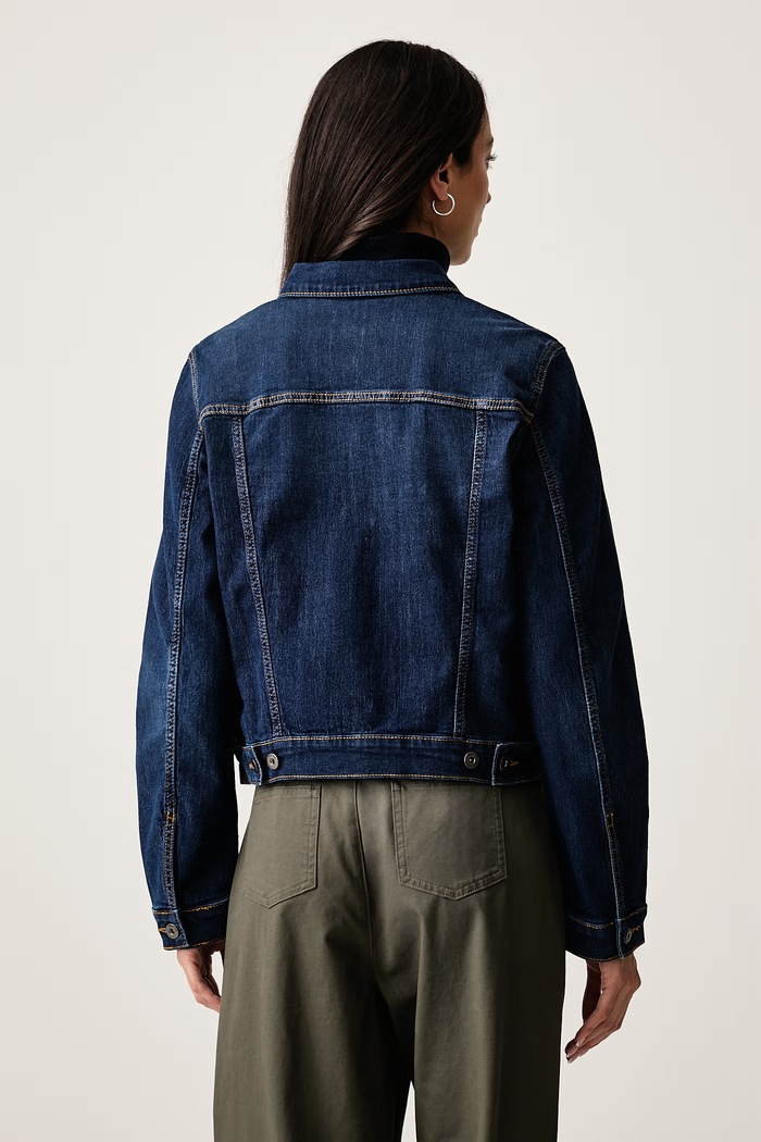 United Colors of Benetton Дънково яке дамско 2PORDN00N син AW25