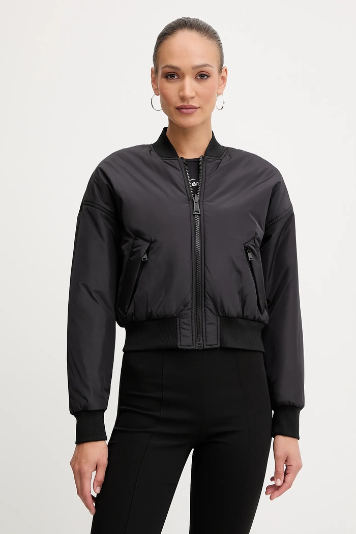 Odzież Versace Jeans Couture kurtka bomber dwustronna 79HASDP9.CQSP0 czarny