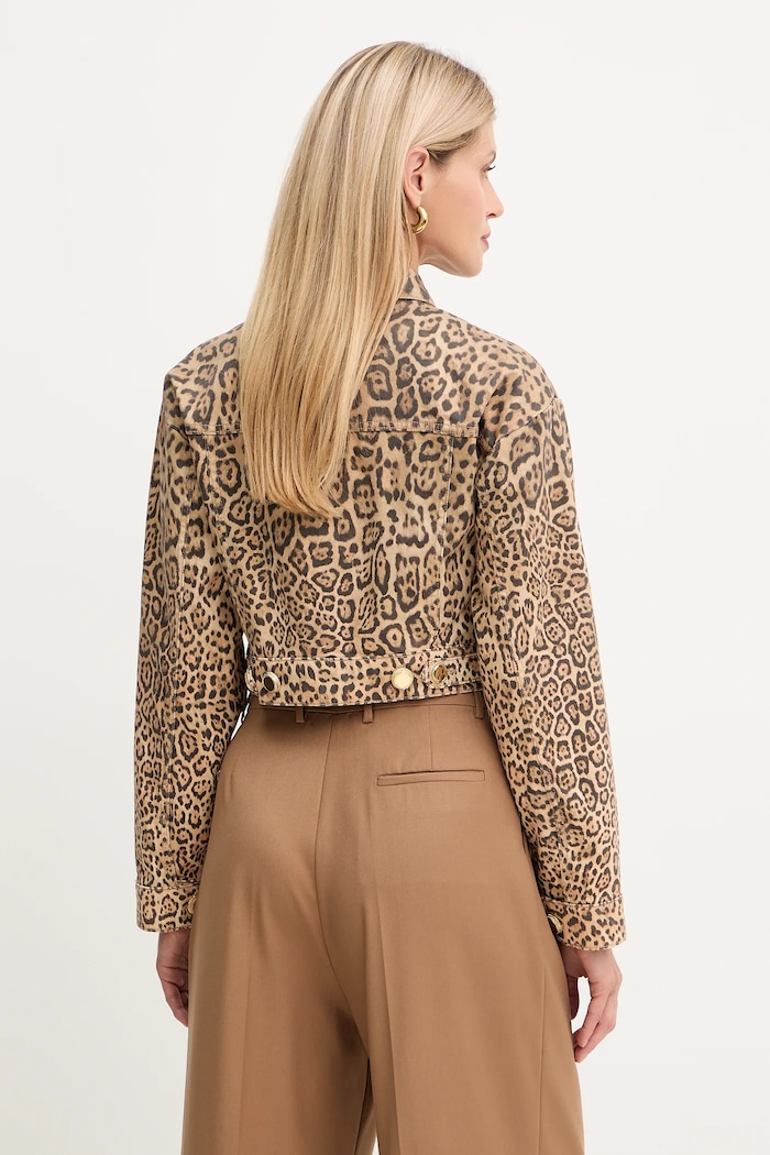 Odzież Marciano by Guess kurtka jeansowa EDDA 5YGN14.7362A brązowy