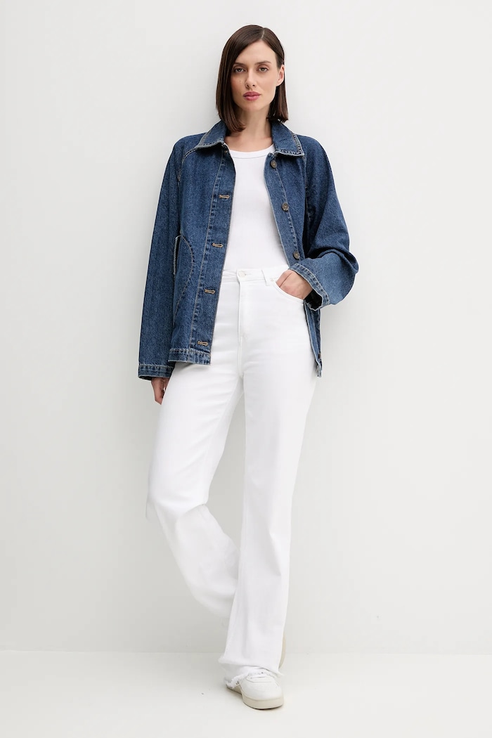 Traper jakna United Colors of Benetton 296XDN005 plava AW25