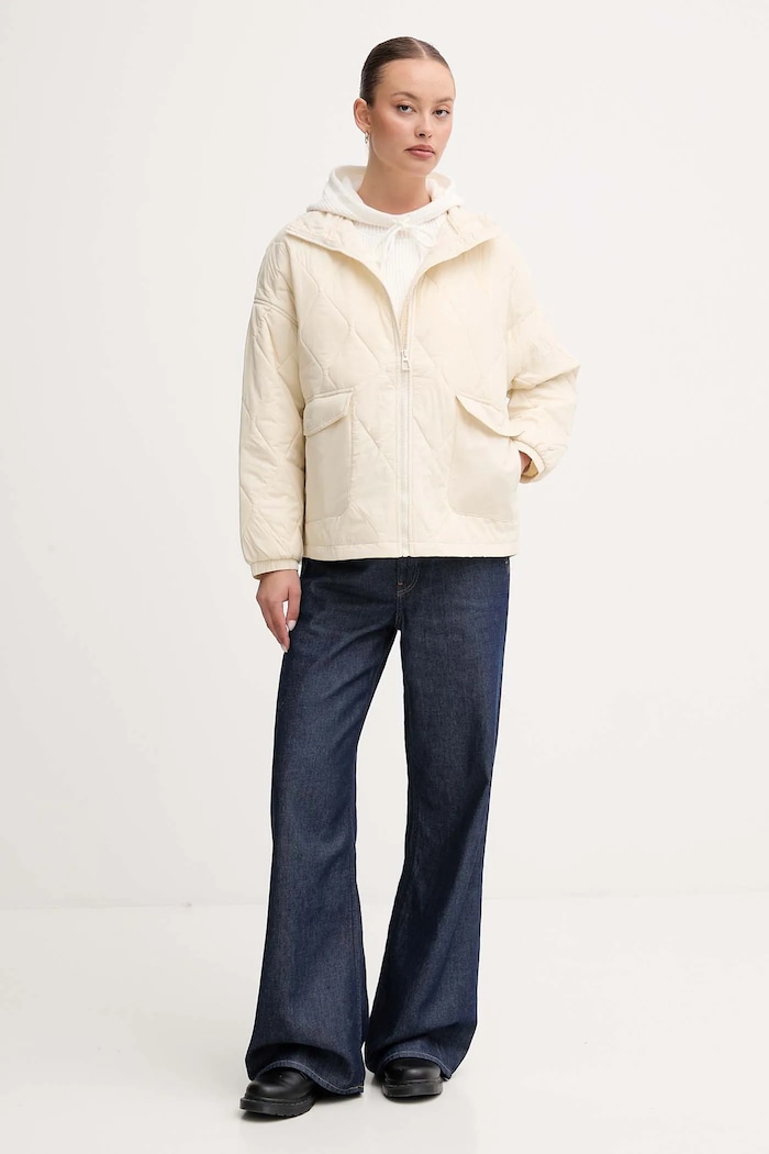 Jakna United Colors of Benetton 2YRYDN080 bež AW25