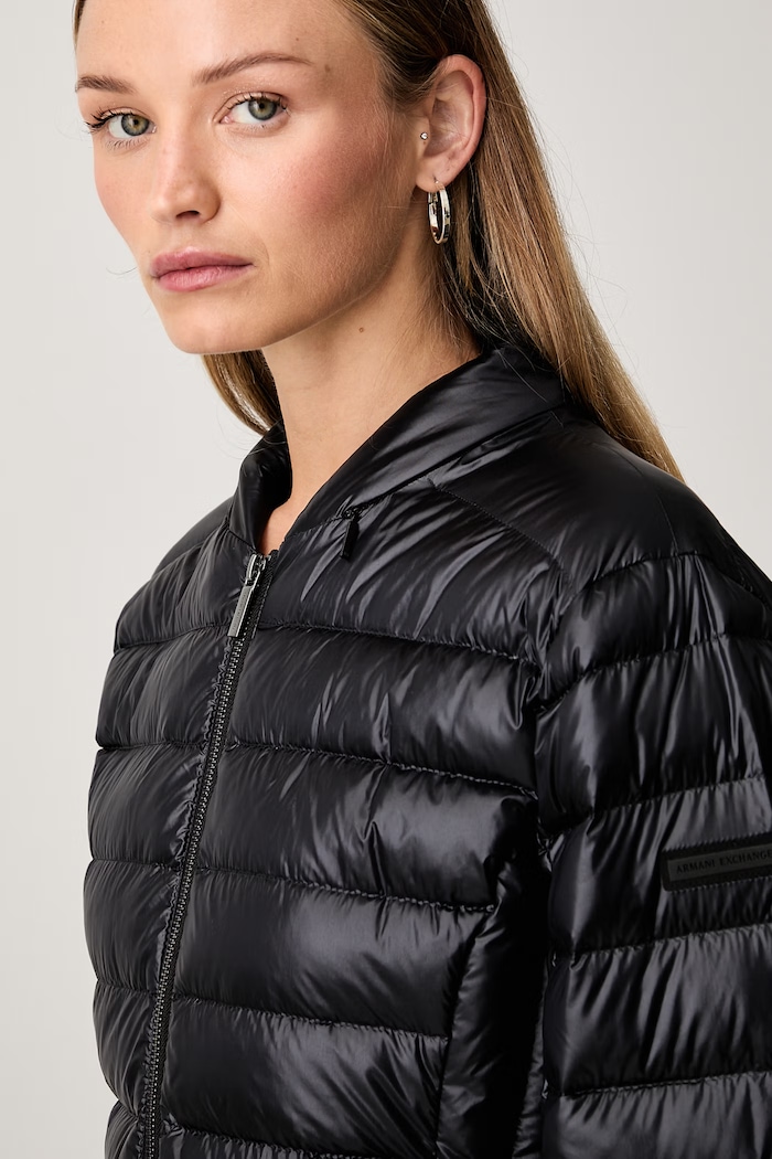 Armani Exchange páperová bunda dámska čierna XW001920.AF18757