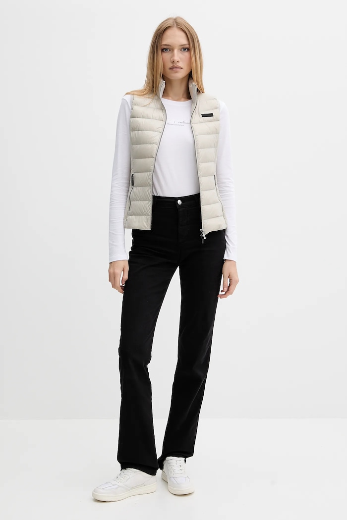 Armani Exchange vestă pentru femei XW001921.AF18757 bej SS26