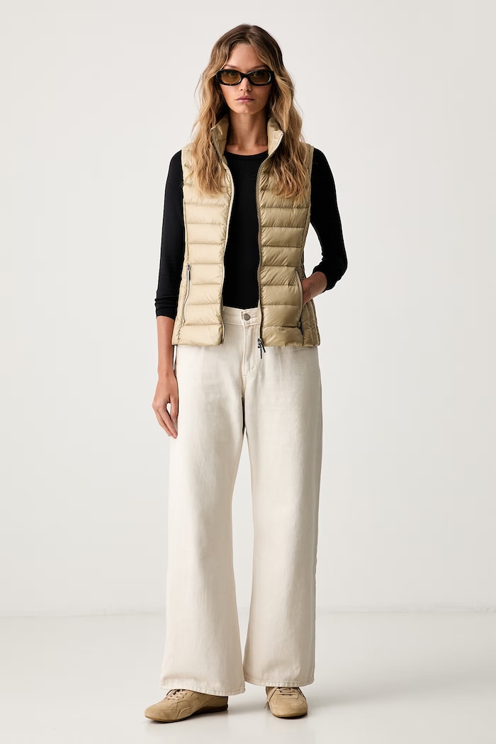 Armani Exchange безрукавка жіноча XW001921.AF18757 бежевий SS26